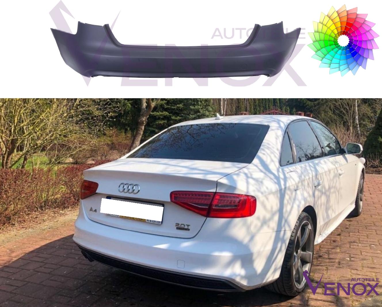 Zadný nárazník Audi A4 B8 11-15 ľubovoľná farba – Obrázok 2