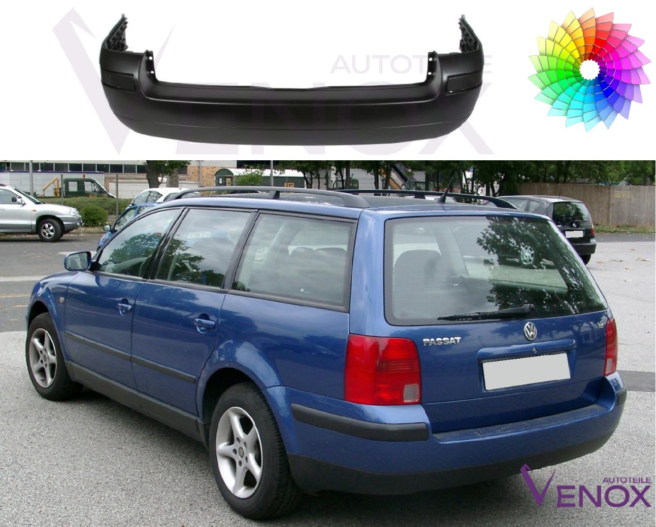 Zadný nárazník Vw Passat B5 1996-2000 ľubovoľná farba – Obrázok 2