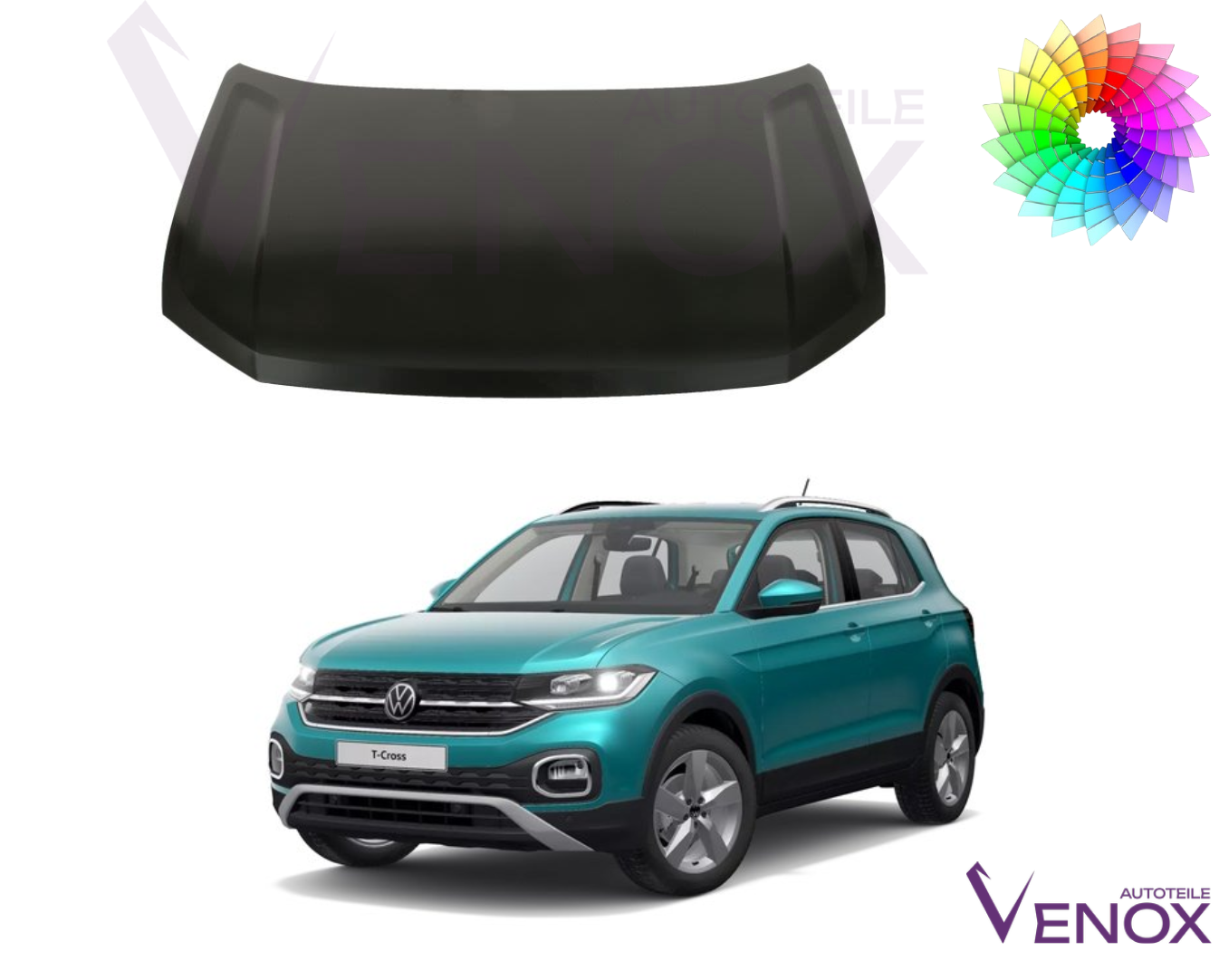 Kapota Vw T-Cross od 2019- ľubovoľná farba – Obrázok 2