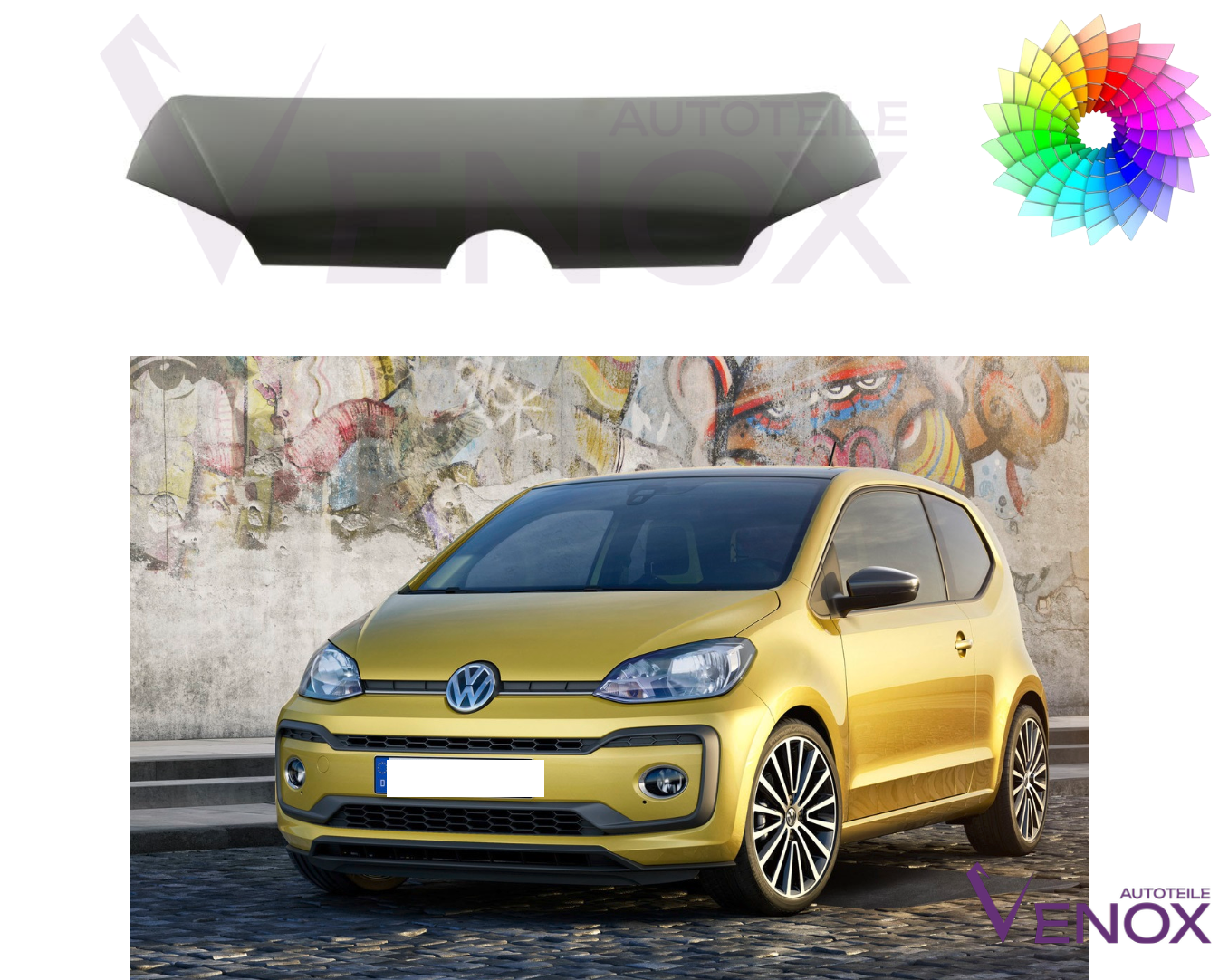 Vw UP kapota! Ab 2016 Motorhaube Any Colour – Obrázok 2