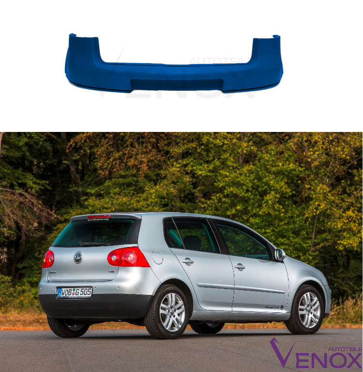 Zadný nárazník VW Golf V 2003-2009 ľubovoľná farba – Obrázok 2