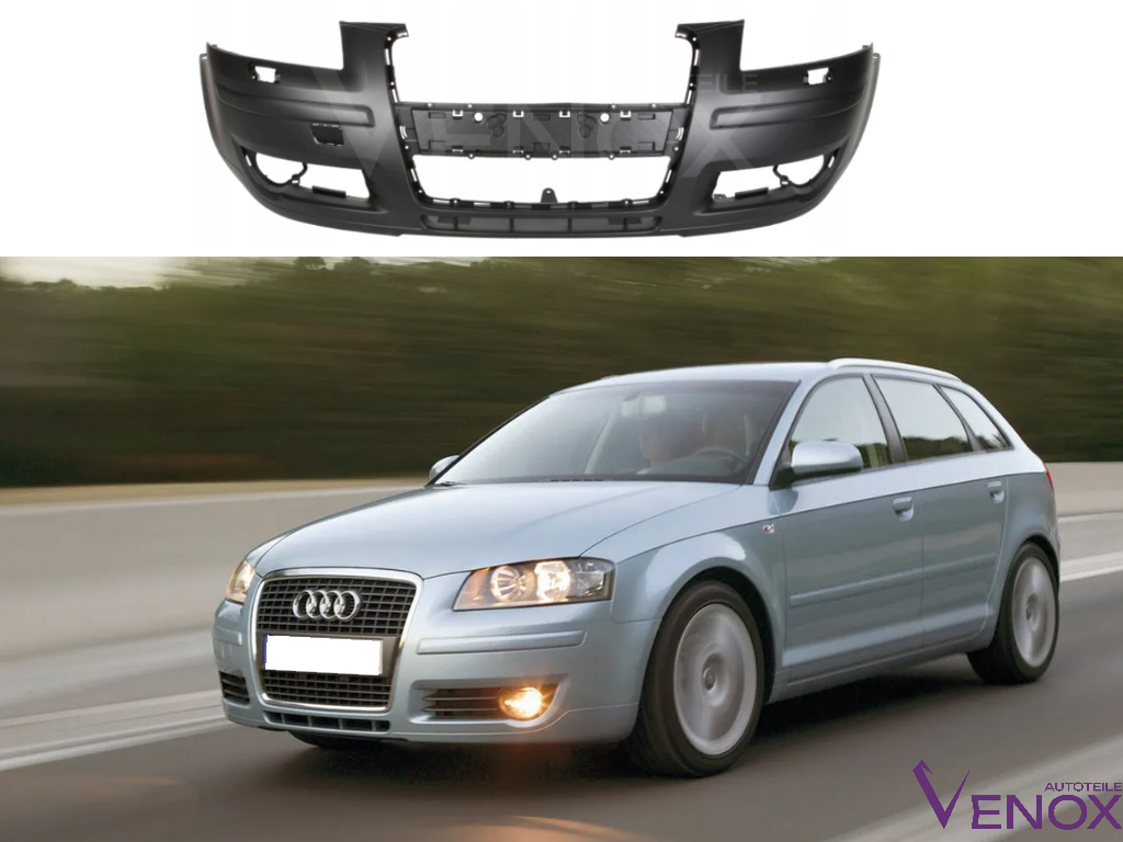 Predný nárazník Audi A3 8P SPORTBACK 2004-2008 ľubovoľná farba – Obrázok 2