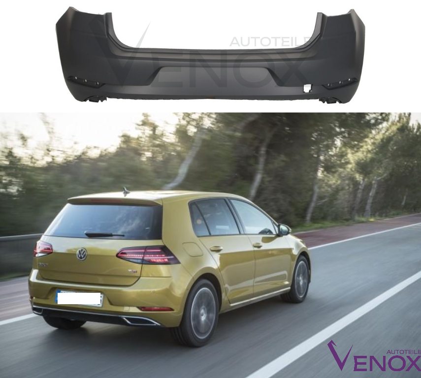 Zadný nárazník VW Golf VII 2017-2020 ľubovoľná farba – Obrázok 2