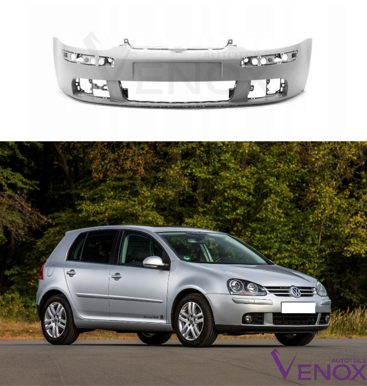 Predný nárazník VW Golf 5 V 2003-2009 ľubovoľná farba – Obrázok 2