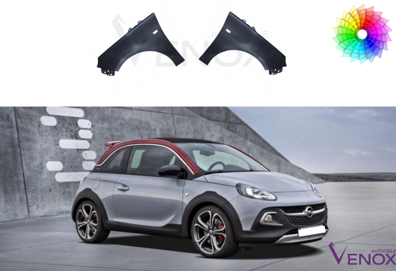 Opel Adam Pravý blatník od 2013 ľubovoľná farba – Obrázok 2