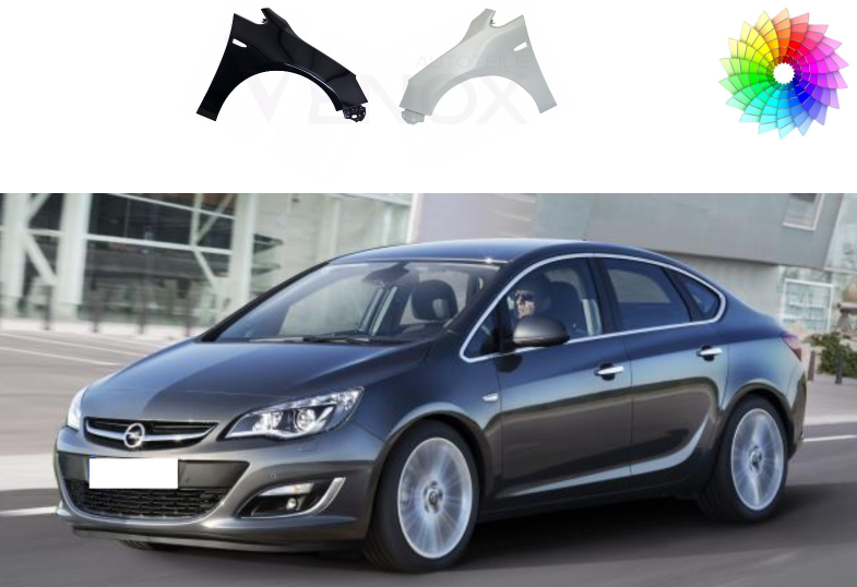 Ľavý blatník Opel Astra J 2009-2015 ľubovoľná farba – Obrázok 2