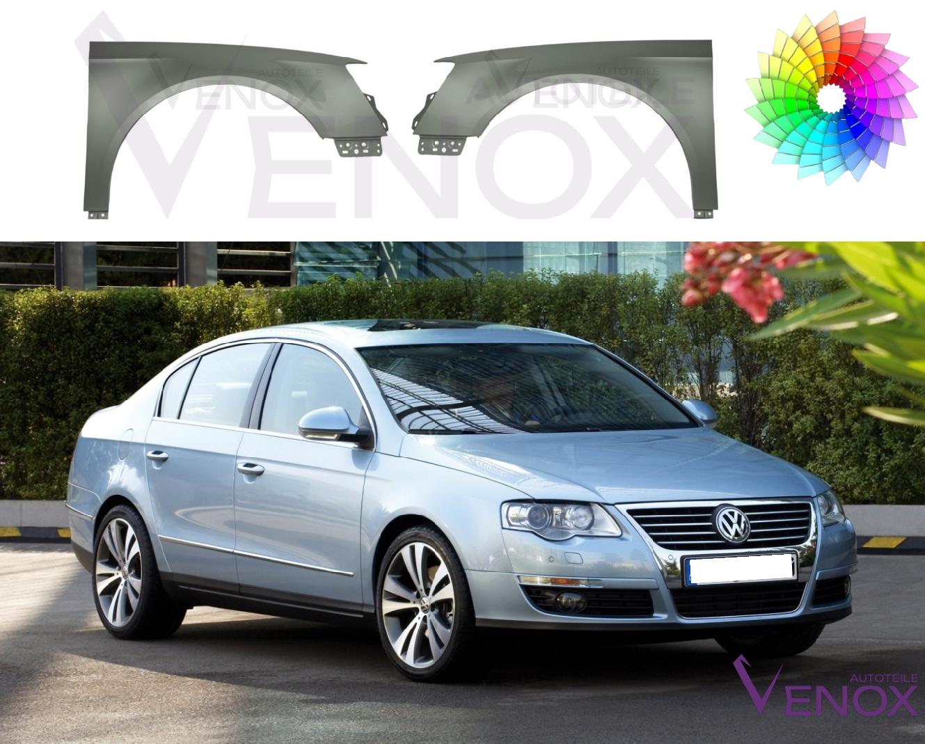 Ľavé krídlo VW Passat B6 2005-2010 ľubovoľná farba – Obrázok 2