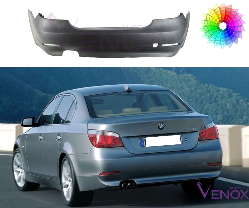 Zadný nárazník BMW 5 E60 2003-2007 ľubovoľná farba – Obrázok 2