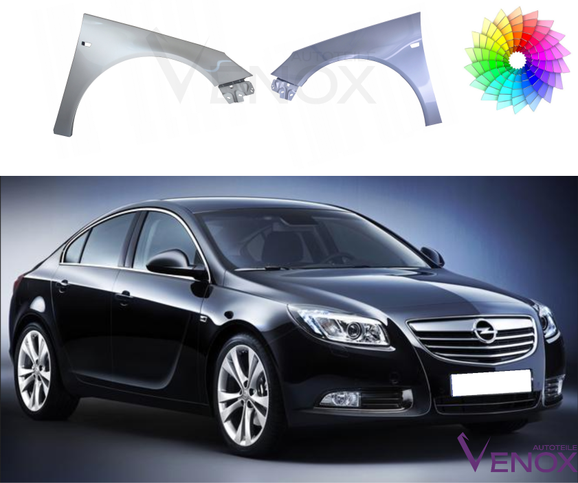 Opel Insignia pravý blatník 08-17 ľubovoľná farba – Obrázok 2