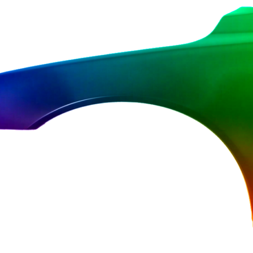 Ľavé krídlo Volvo S80 (AS) 2006-2013 ľubovoľná farba